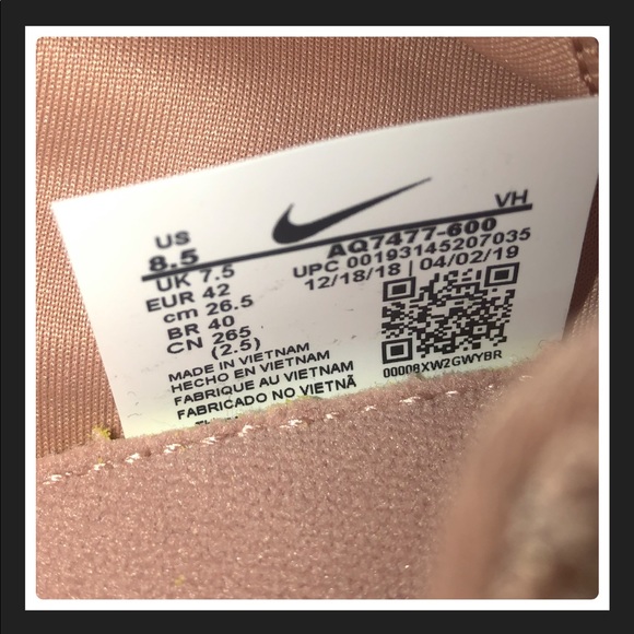 NEW Nike Air Max Janoski Rose Gold Sneakers - Picture 13 of 15